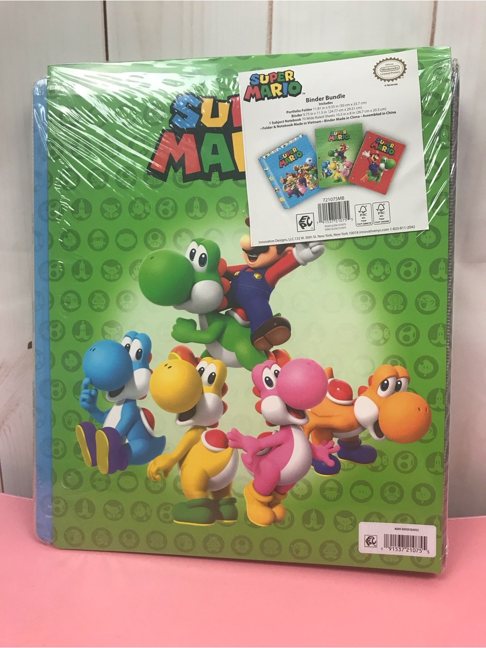 Nintendo Super Mario Binder Bundle - Picture 2 of 4
